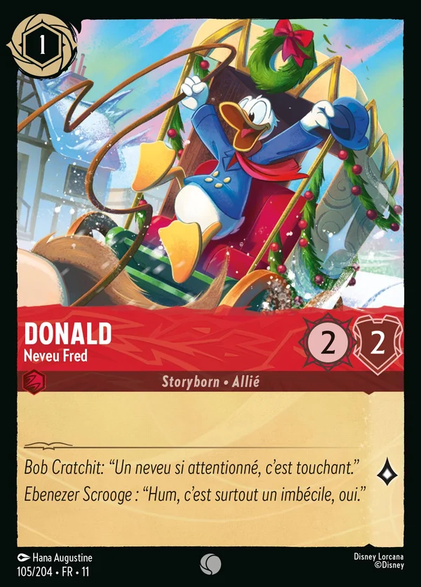 Donald - Neveu Fred — Disney Lorcana Personnage card from Winterspell