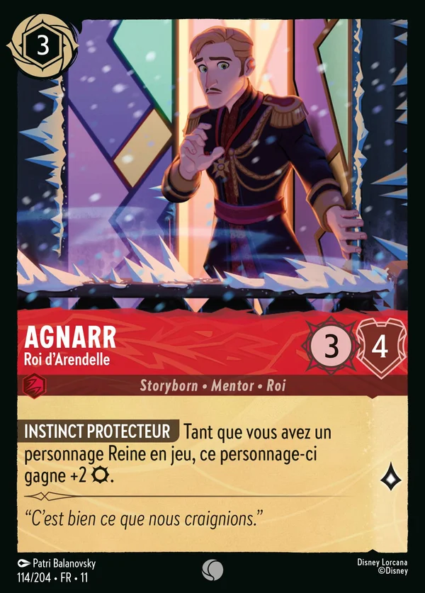Agnarr - Roi d'Arendelle — Disney Lorcana Personnage card from Winterspell