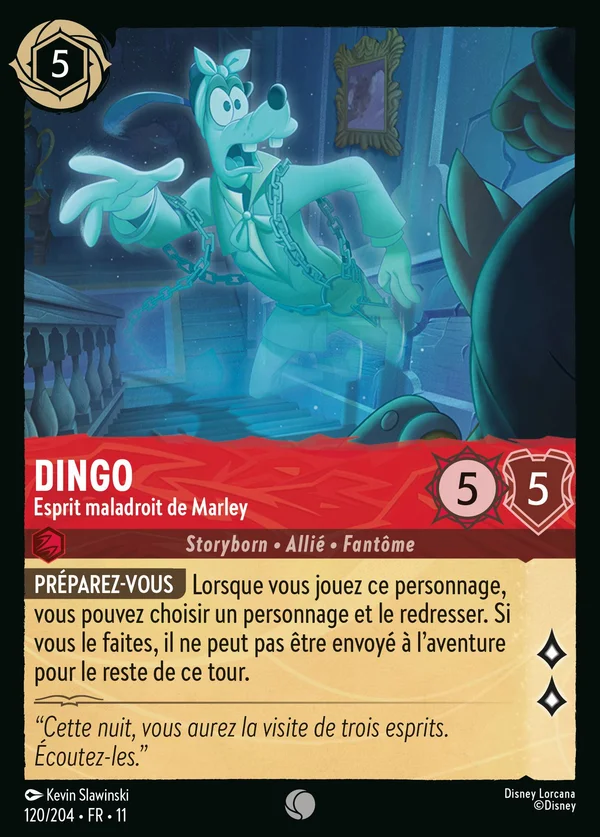Dingo - Esprit maladroit de Marley — Disney Lorcana Personnage card from Winterspell
