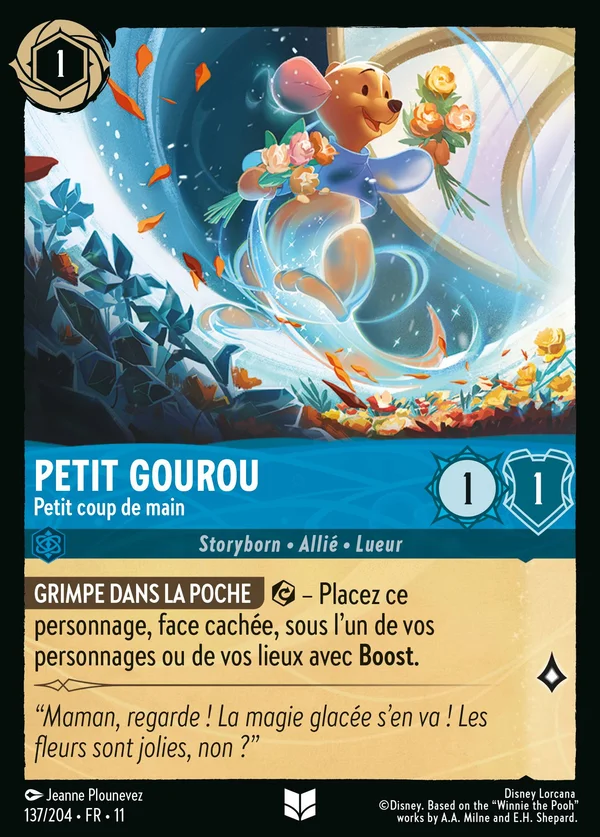 Petit Gourou - Petit coup de main — Disney Lorcana Personnage card from Winterspell