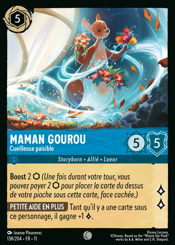 Maman Gourou - Cueilleuse paisible — Disney Lorcana Personnage card from Winterspell