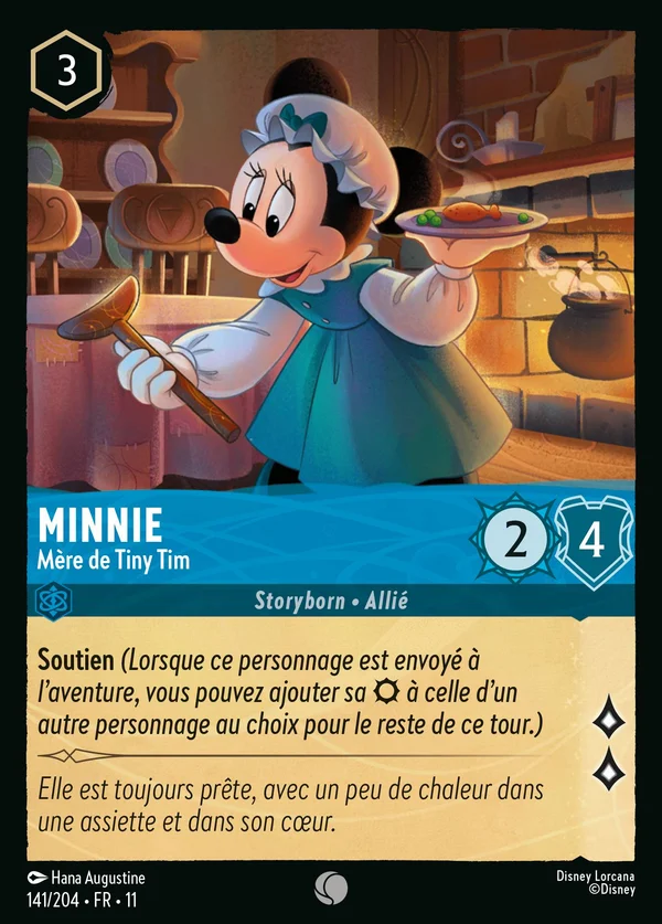Minnie - Mère de Tiny Tim — Disney Lorcana Personnage card from Winterspell