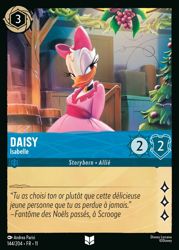 Daisy - Isabelle — Disney Lorcana Personnage card from Winterspell