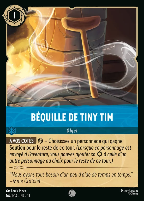 Béquille de Tiny Tim — Disney Lorcana Objet card from Winterspell