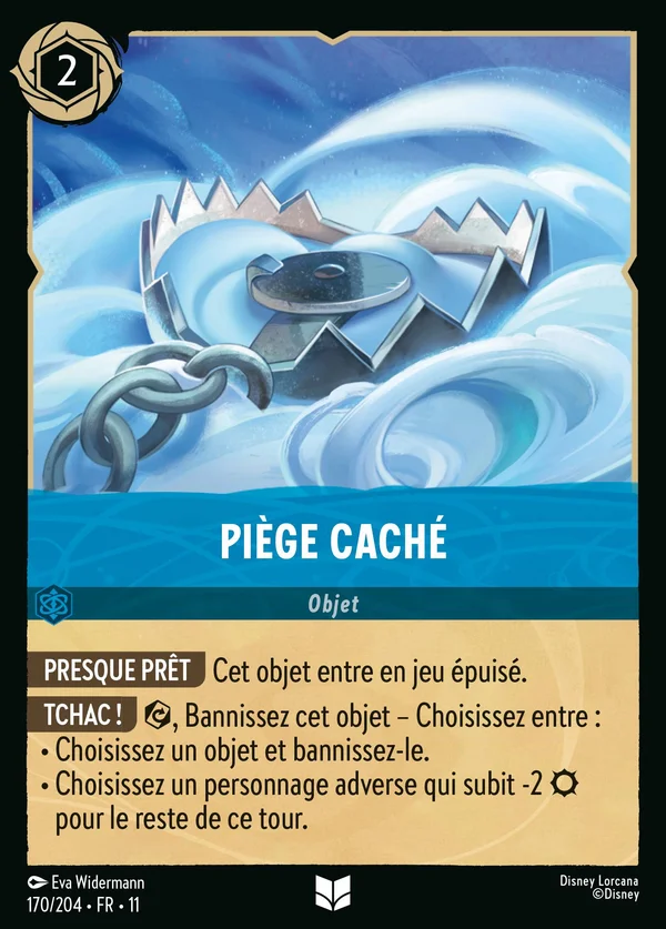 Piège caché — Disney Lorcana Objet card from Winterspell
