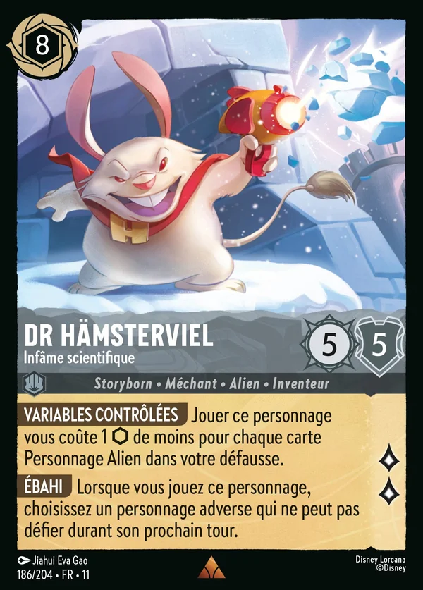 Dr Hämsterviel - Infâme scientifique — Disney Lorcana Personnage card from Winterspell