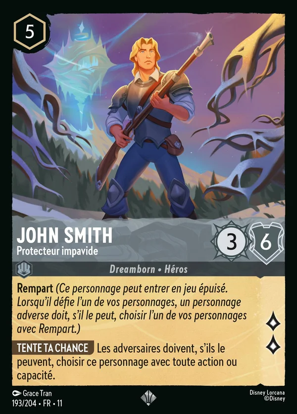 John Smith - Protecteur impavide — Disney Lorcana Personnage card from Winterspell