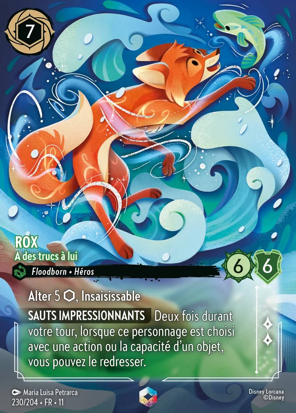 Rox - A des trucs à lui — Disney Lorcana Personnage card from Winterspell