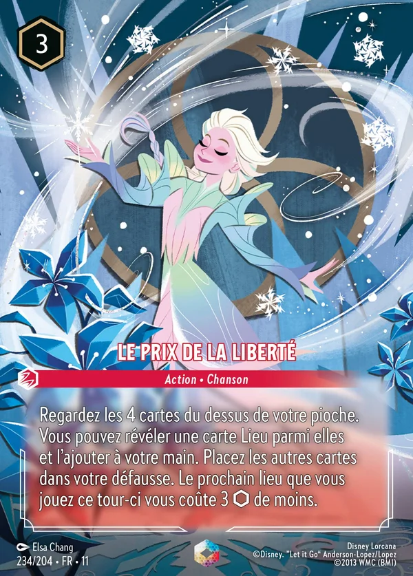 Le prix de la liberté — Disney Lorcana Action card from Winterspell
