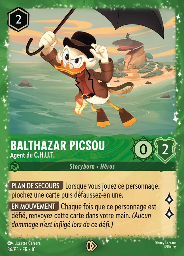 Balthazar Picsou - Agent du C.H.U.T. — Disney Lorcana Personnage card from Whispers in the Well