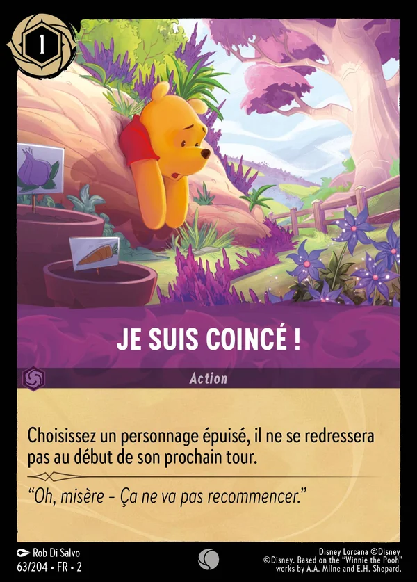 Je suis coincé ! — Disney Lorcana Action card from Rise of the Floodborn