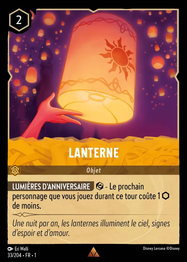 Lanterne — Disney Lorcana Objet card from The First Chapter