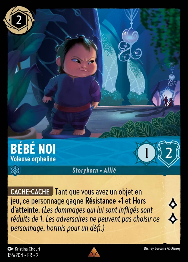 Bébé Noi - Voleuse orpheline — Disney Lorcana Personnage card from Rise of the Floodborn