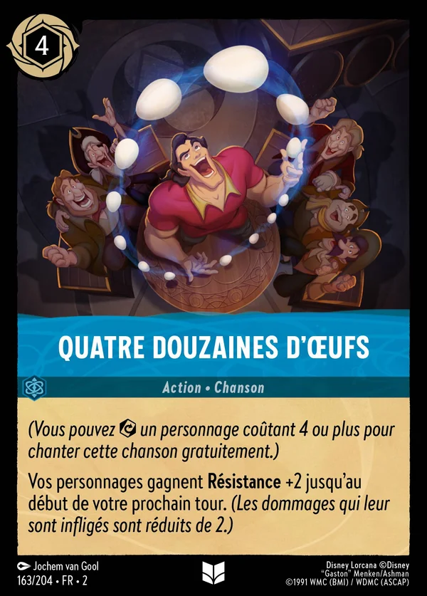 Quatre douzaines d'œufs — Disney Lorcana Action card from Rise of the Floodborn