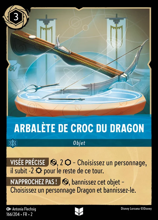 Arbalète de Croc du Dragon — Disney Lorcana Objet card from Rise of the Floodborn