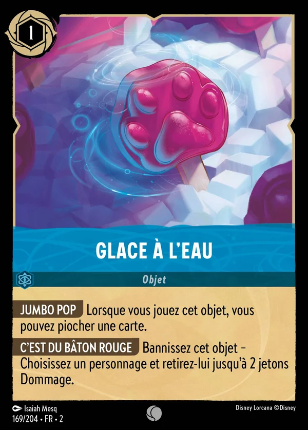 Glace à l'eau — Disney Lorcana Objet card from Rise of the Floodborn