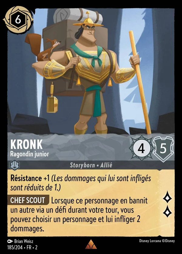 Kronk - Ragondin junior — Disney Lorcana Personnage card from Rise of the Floodborn
