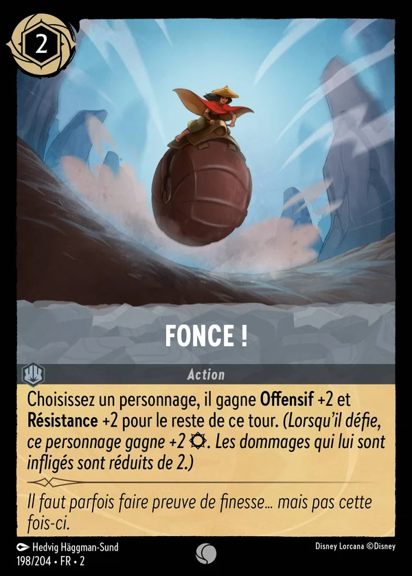 Fonce ! — Disney Lorcana Action card from Rise of the Floodborn