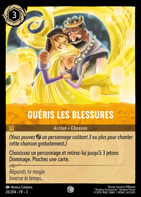 Guéris les blessures — Disney Lorcana Action card from Into the Inklands