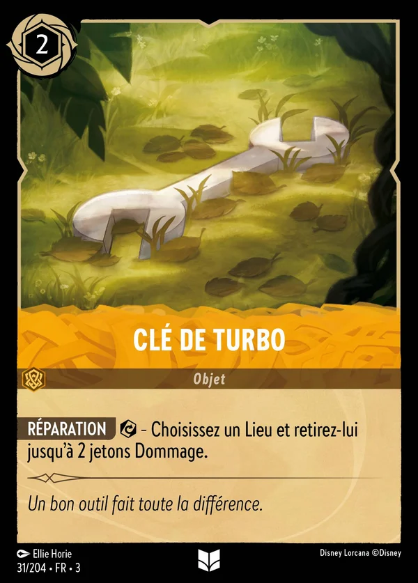 Clé de Turbo — Disney Lorcana Objet card from Into the Inklands