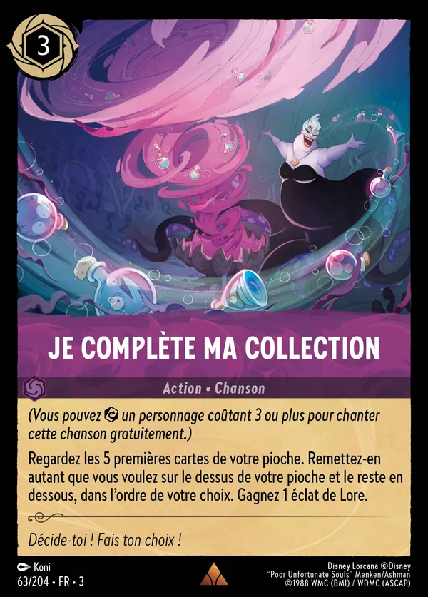 Je complète ma collection — Disney Lorcana Action card from Into the Inklands