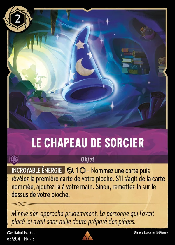 Le chapeau de sorcier — Disney Lorcana Objet card from Into the Inklands