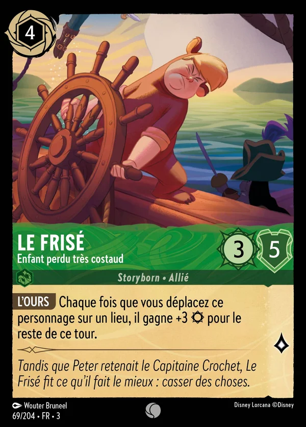 Le Frisé - Enfant perdu très costaud — Disney Lorcana Personnage card from Into the Inklands
