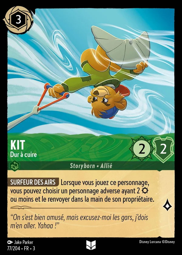 Kit - Dur à cuire — Disney Lorcana Personnage card from Into the Inklands