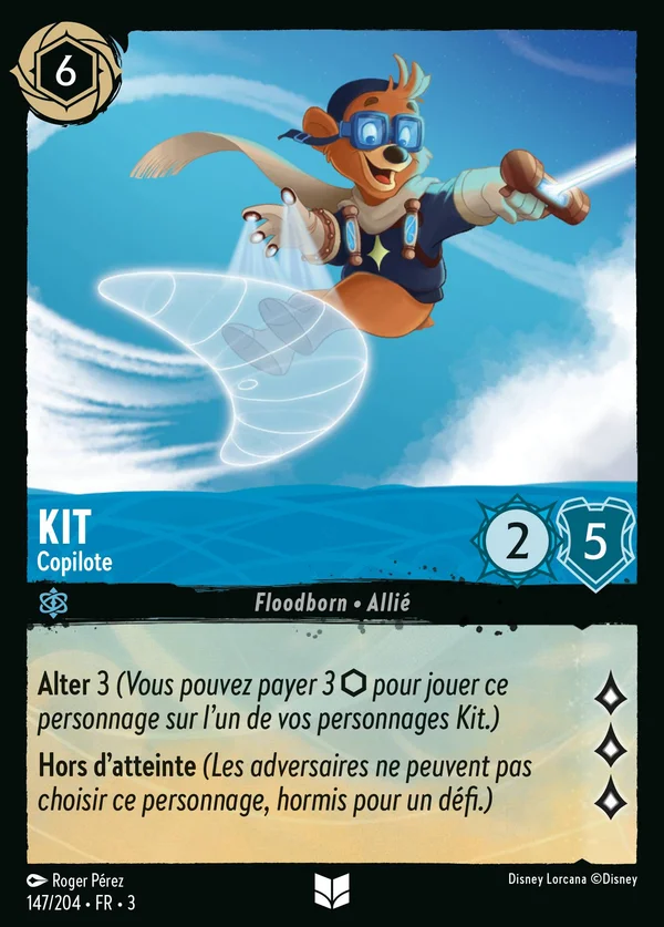 Kit - Copilote — Disney Lorcana Personnage card from Into the Inklands