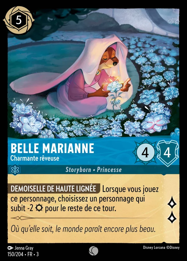 Belle Marianne - Charmante rêveuse — Disney Lorcana Personnage card from Into the Inklands