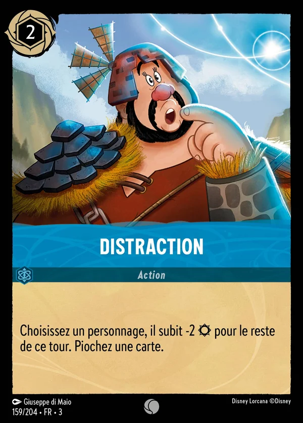 Distraction — Disney Lorcana Action card from Into the Inklands