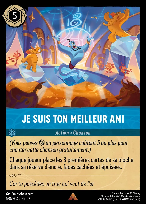 Je suis ton meilleur ami — Disney Lorcana Action card from Into the Inklands