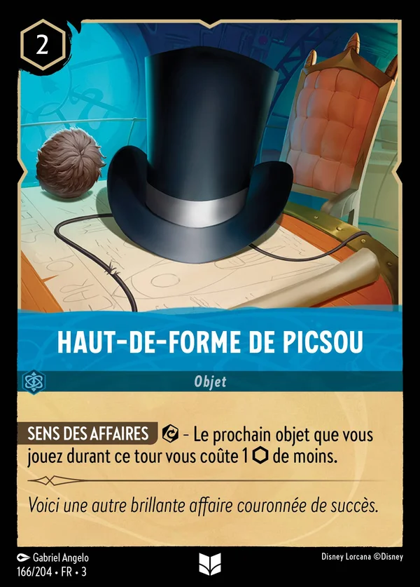 Haut-de-forme de Picsou — Disney Lorcana Objet card from Into the Inklands