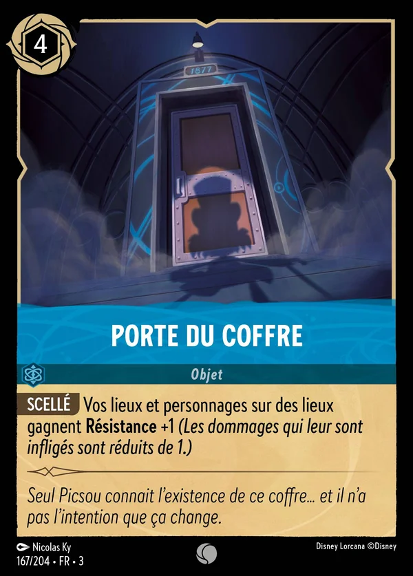 Porte du coffre — Disney Lorcana Objet card from Into the Inklands
