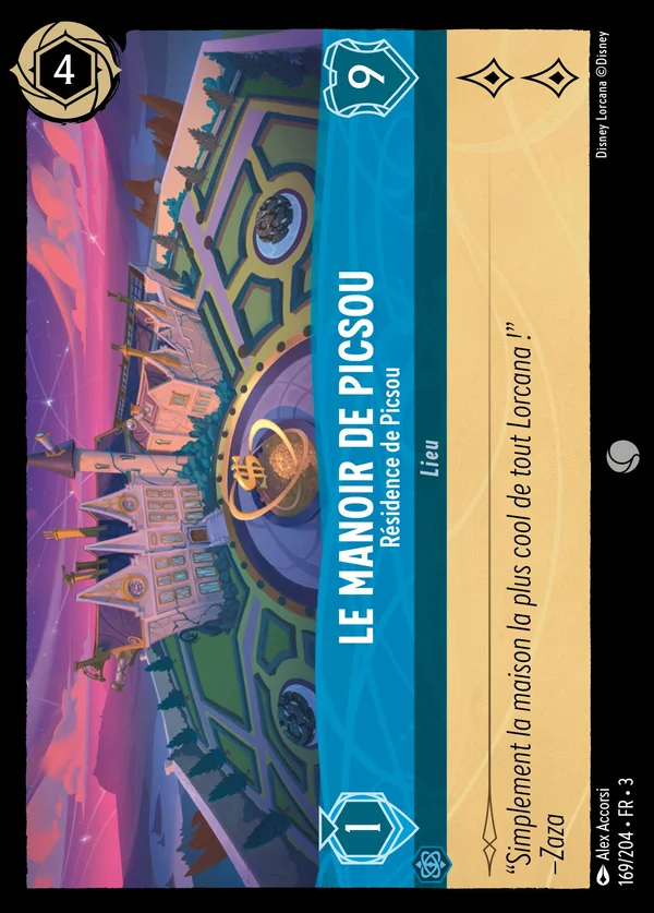 Le Manoir de Picsou - Résidence de Picsou — Disney Lorcana Lieu card from Into the Inklands