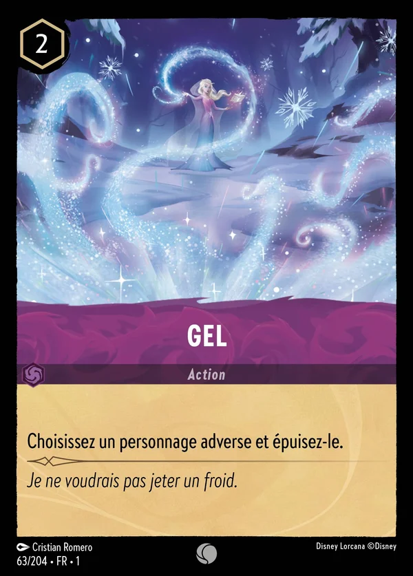 Gel — Disney Lorcana Action card from The First Chapter