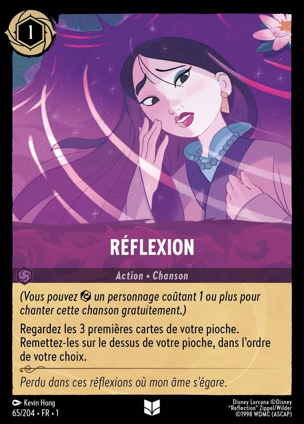 Réflexion — Disney Lorcana Action card from The First Chapter