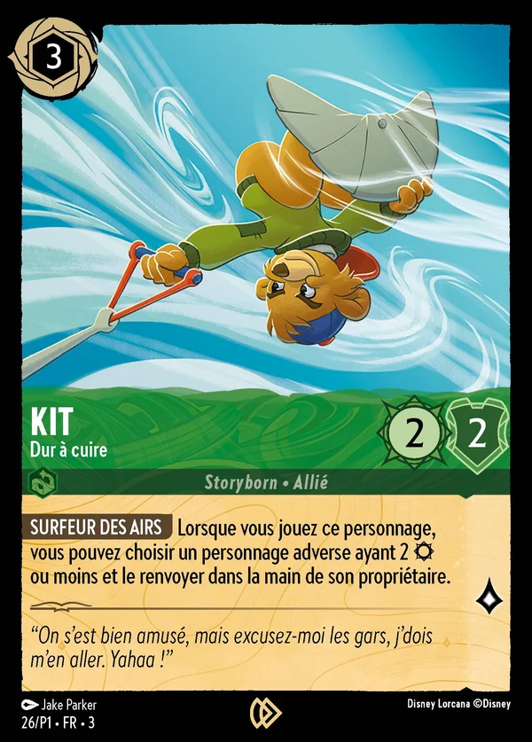 Kit - Dur à cuire — Disney Lorcana Personnage card from Into the Inklands