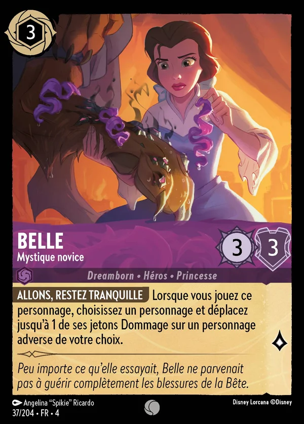Belle - Mystique novice — Disney Lorcana Personnage card from Ursula's Return