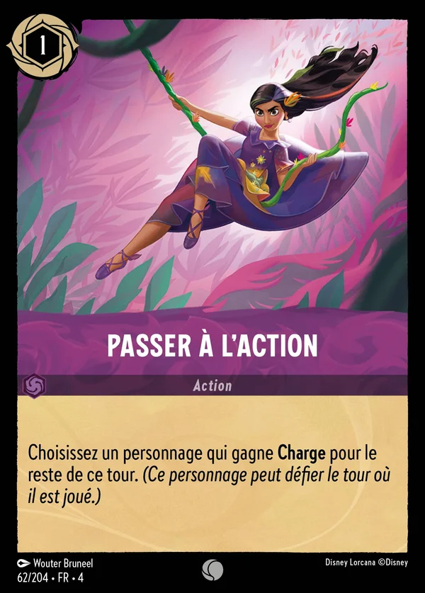 Passer à l'action — Disney Lorcana Action card from Ursula's Return