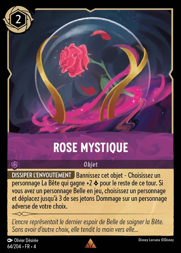 Rose mystique — Disney Lorcana Objet card from Ursula's Return