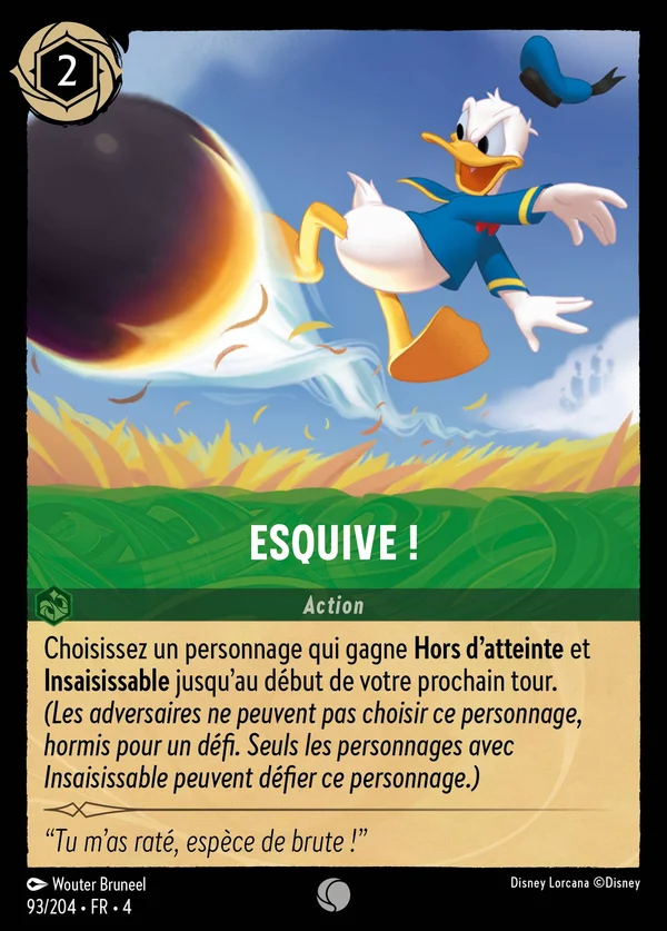 Esquive ! — Disney Lorcana Action card from Ursula's Return