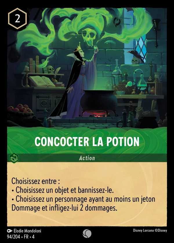 Concocter la Potion — Disney Lorcana Action card from Ursula's Return