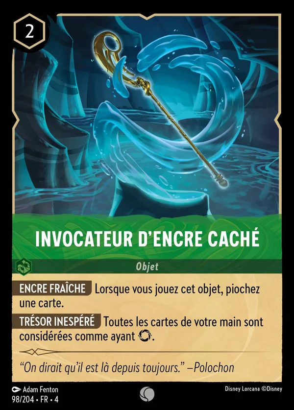 Invocateur d'encre caché — Disney Lorcana Objet card from Ursula's Return