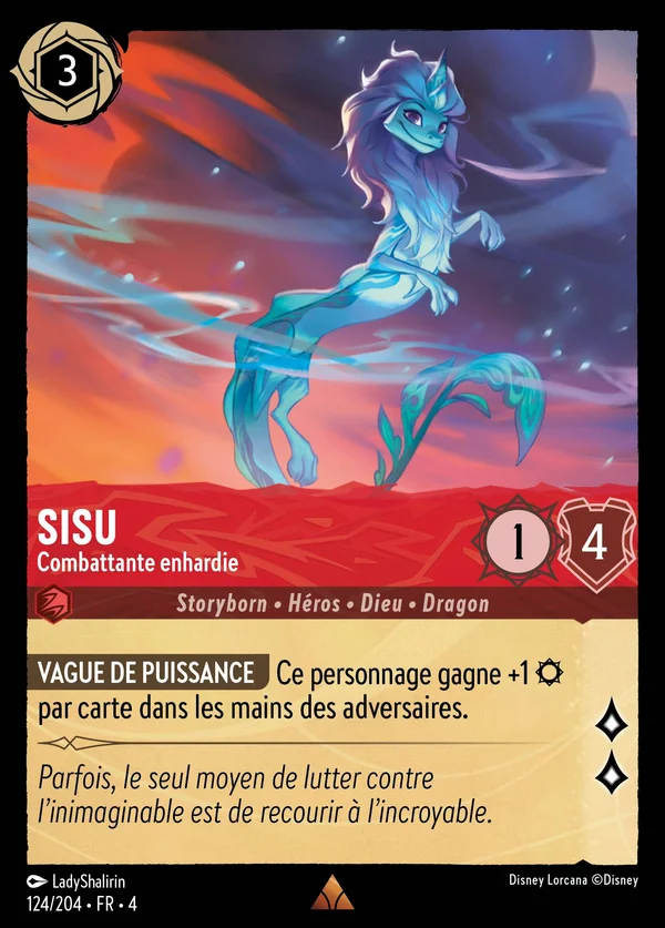 Sisu - Combattante enhardie — Disney Lorcana Personnage card from Ursula's Return