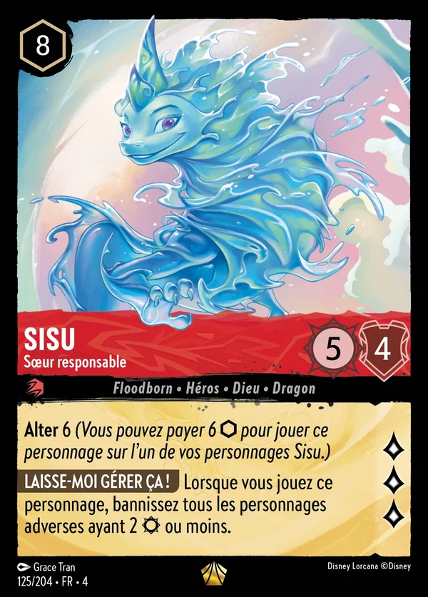 Sisu - Sœur responsable — Disney Lorcana Personnage card from Ursula's Return