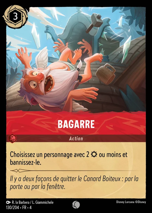 Bagarre — Disney Lorcana Action card from Ursula's Return