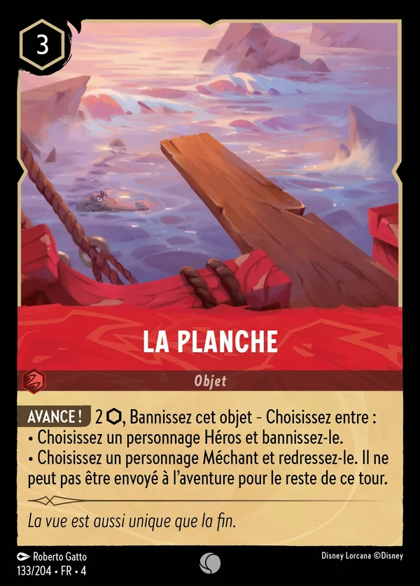 La Planche — Disney Lorcana Objet card from Ursula's Return