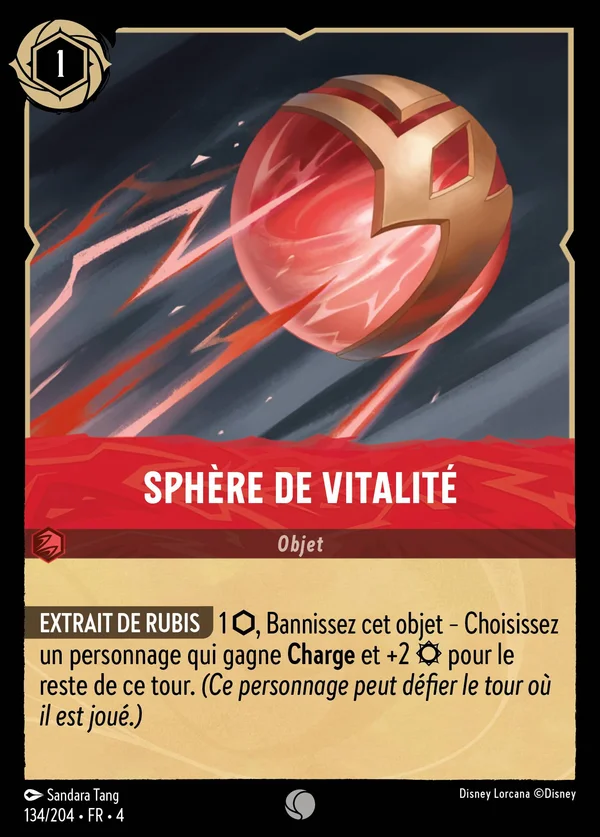 Sphère de Vitalité — Disney Lorcana Objet card from Ursula's Return
