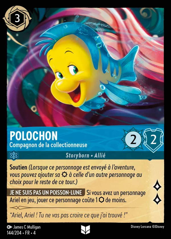 Polochon - Compagnon de la collectionneuse — Disney Lorcana Personnage card from Ursula's Return